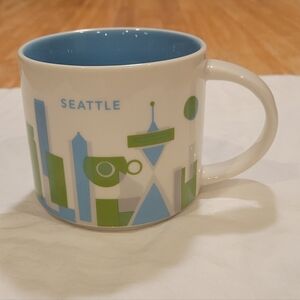 ☕️EUC~ STARBUCKS SEATTLE SKYLINE MUG. YOU ARE HERE SERIES